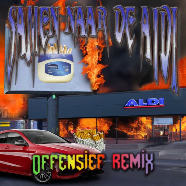 Cover Image of release - Samen Naar De Aldi (Offensief Remix)