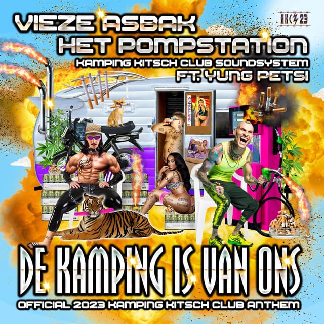 Cover Image of release - De Kamping Is Van Ons (Official 2023 Kamping Kitsch Club Anthem)