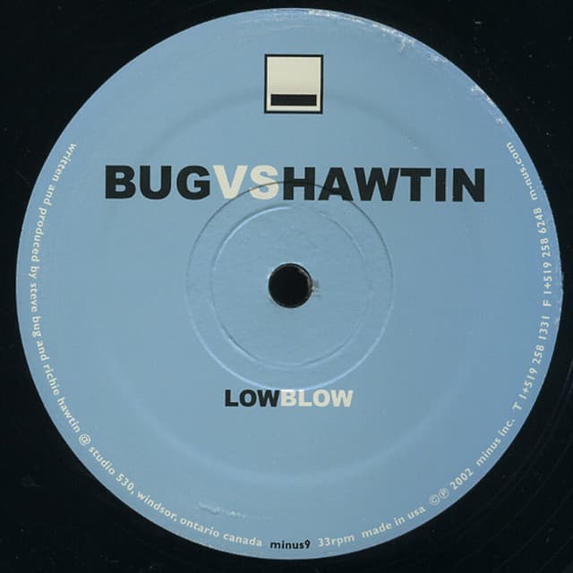 Cover Image of release - Low Blow (Bug vs. Hawtin)