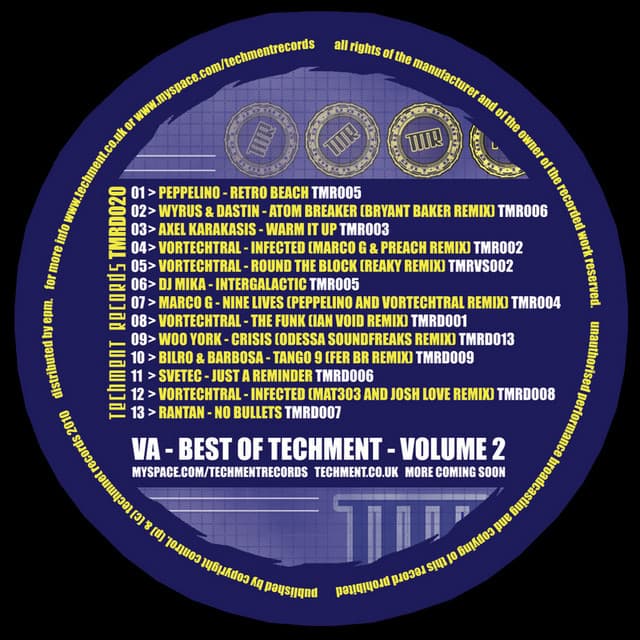 Cover Image of release - Best of Techment Vol 2