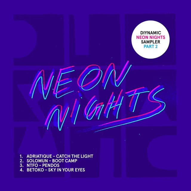Cover Image of release - Diynamic Neon Nights Sampler, Pt. 2