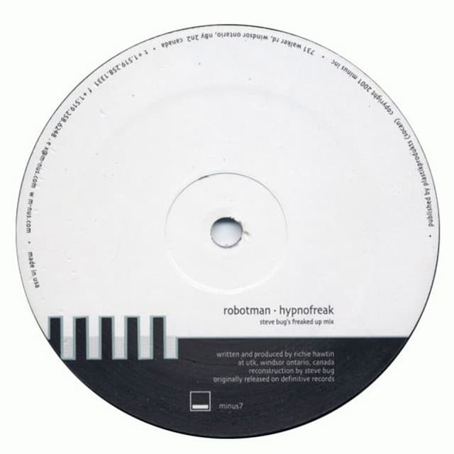 Cover Image of release - Hypnofreak (Steve Bug's Freaked Up Mix)