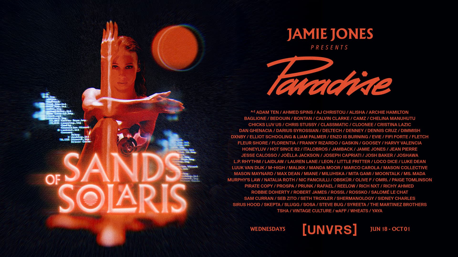 Jamie Jones & Paradise - SANDS OF SOLARIS