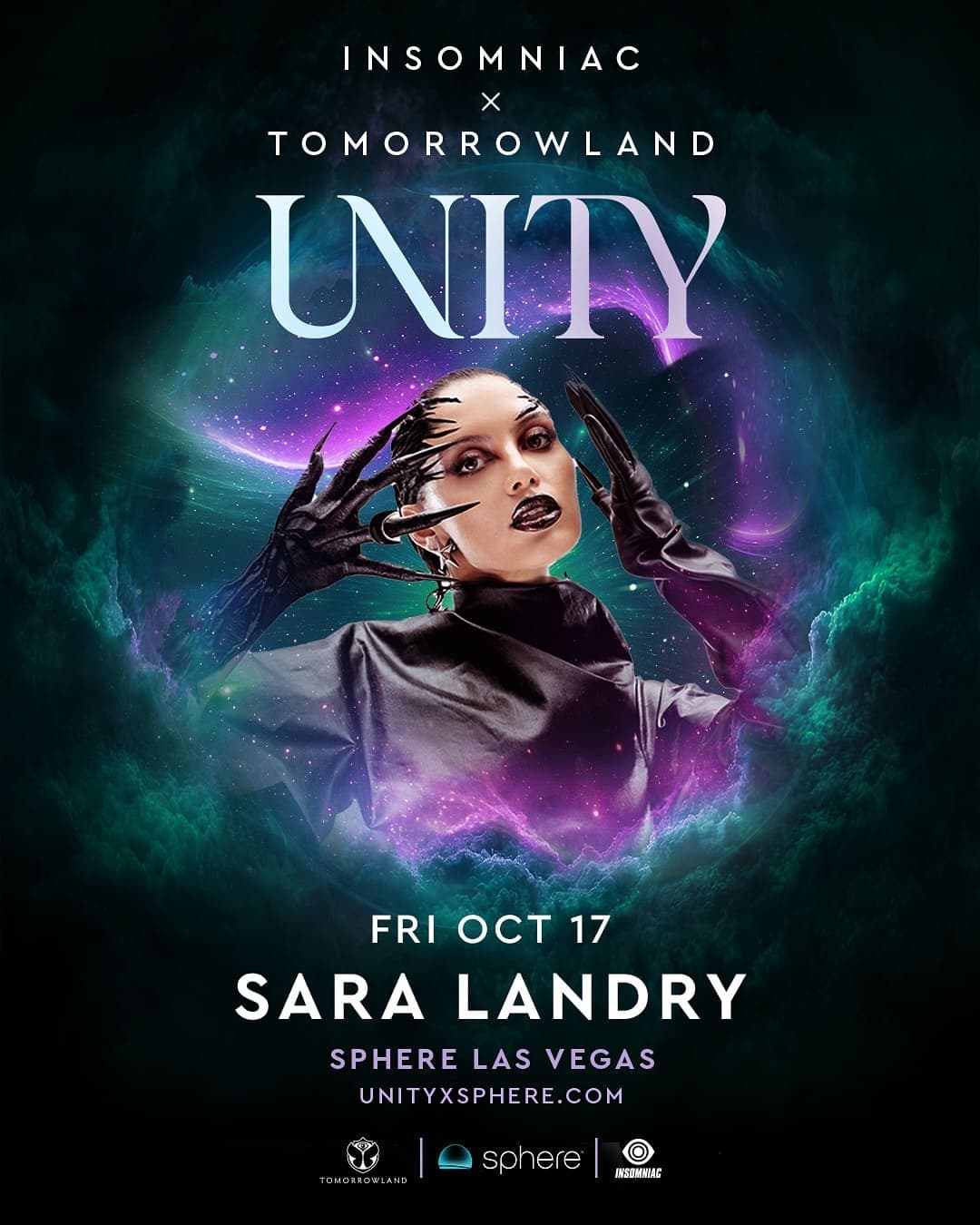 Sara Landry at The Sphere Las Vegas – UNITY by Insomniac x Tomorrowland