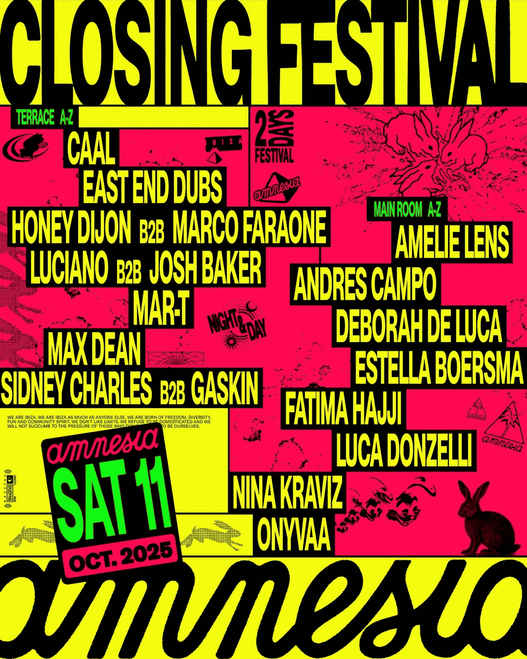 Amnesia Closing Festival