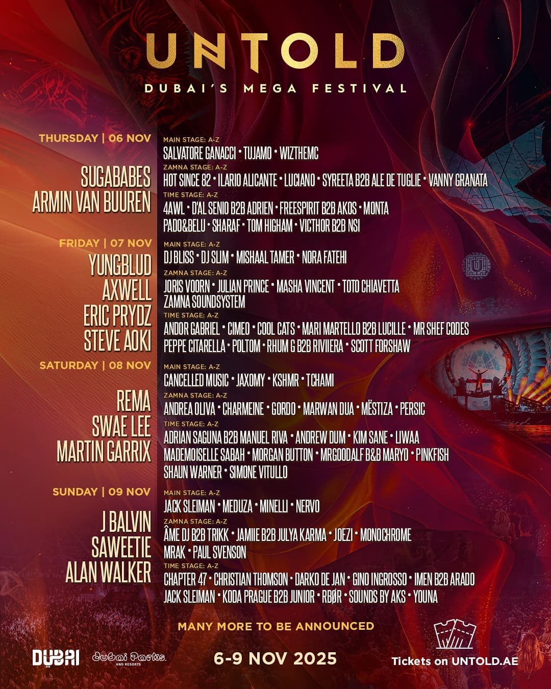 UNTOLD Dubai 2025