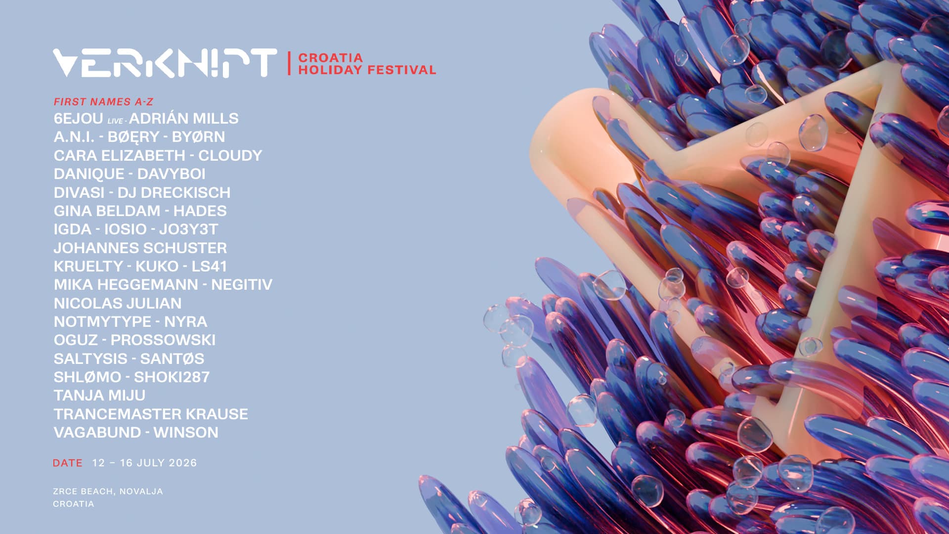 VERKNIPT CROATIA | HOLIDAY FESTIVAL 2026