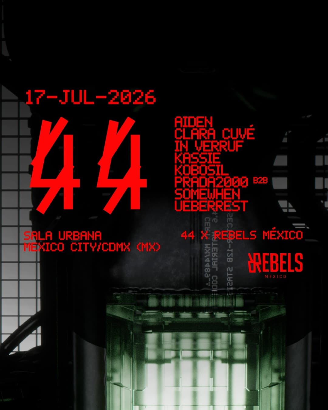44 x Rebels México | 17 July 2026