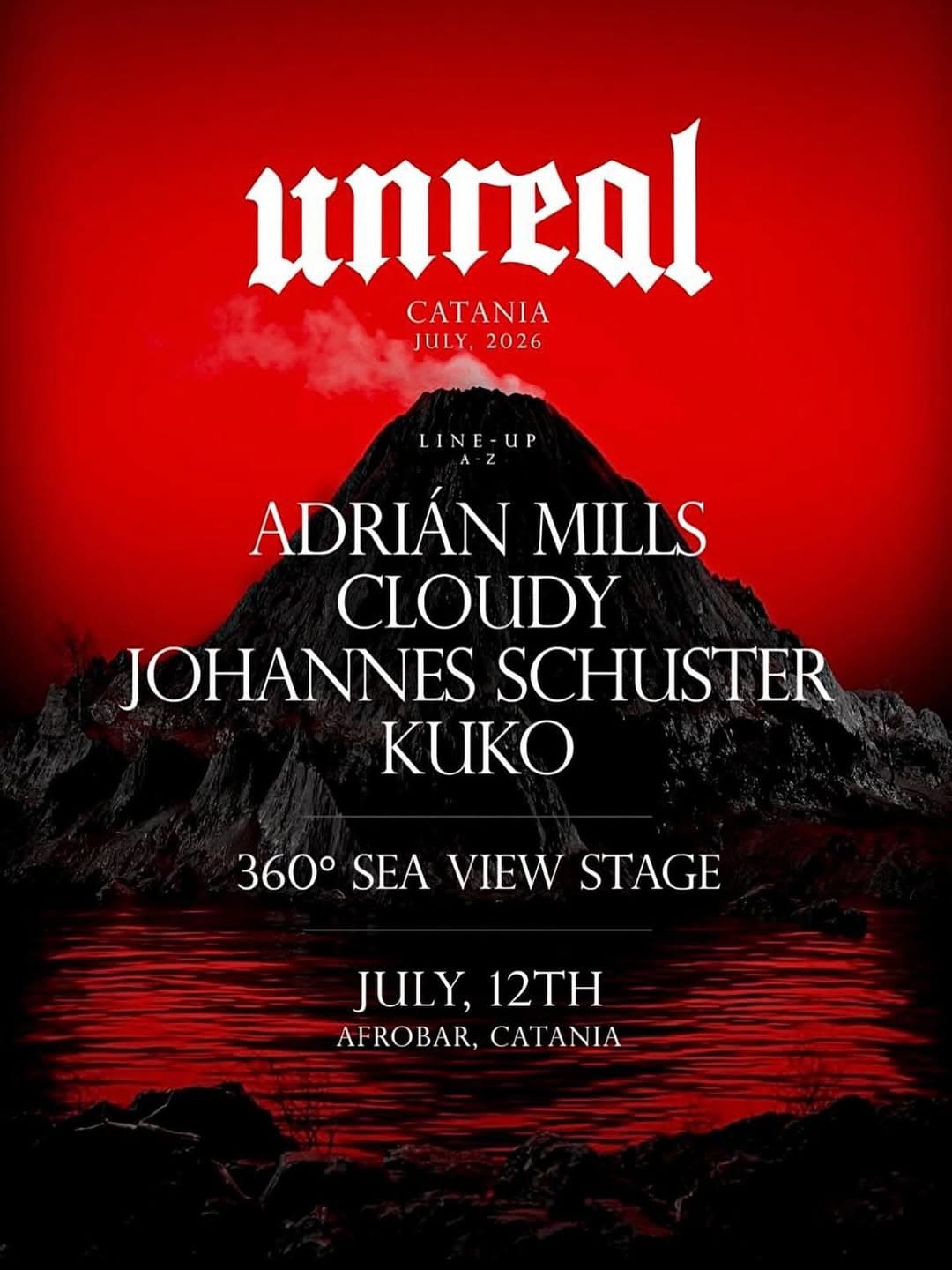 Unreal Catania, 360° Sea View Stage